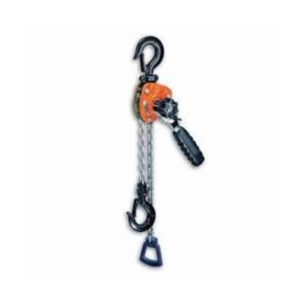 Cm 0 602 Metric Rated MiniRatchet Lever Hoist, 550 Lb Load, 5 Ft H Lifting, 56 Lb Rated, 5 Ft Chain 210 - main